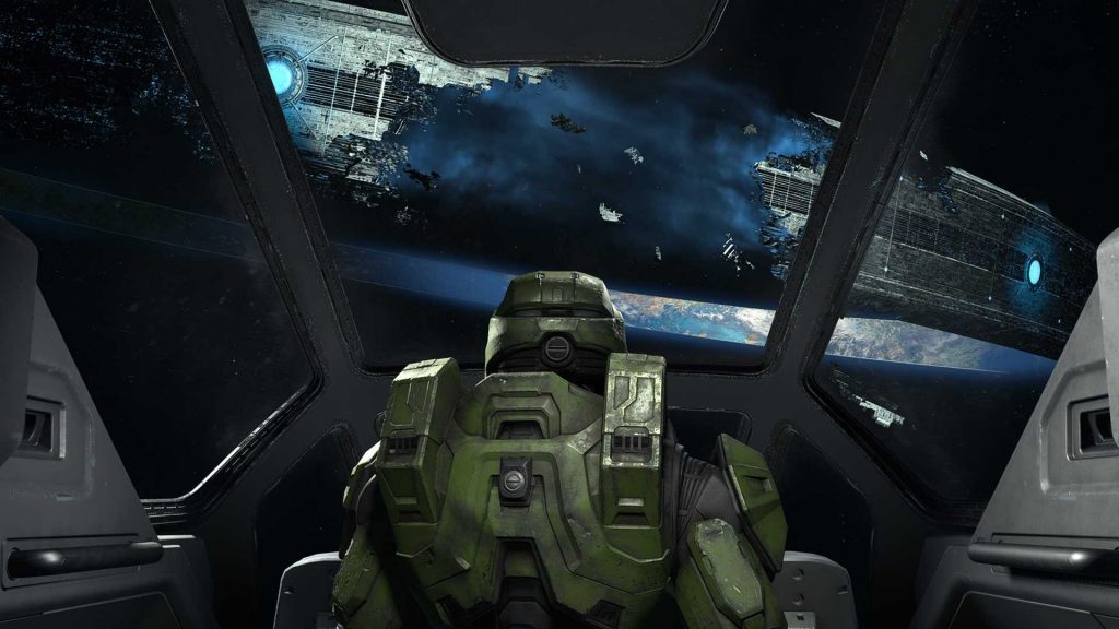 Le Halo est déjà brisé au début de l'histoire...